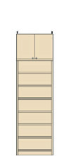 高さ226～235cm 幅45～59cm 十分