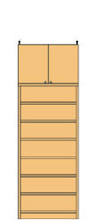 高さ232～241cm 幅60～70cm 快適