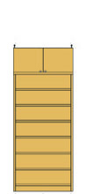 高さ217～226cm 幅71～80cm 対応