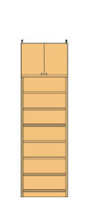 高さ226～235cm 幅45～59cm 格好