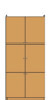 高さ２５０～２５９ｃｍ幅８１～９０ｃｍ奥行１９ｃｍ厚棚板（棚板厚2.5cm）