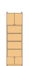 高さ232～241cm 幅45～59cm 便利