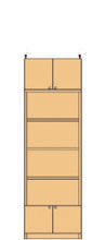 大容量本棚 217～226cm