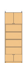 高さ232～241cm 幅60～70cm 実用