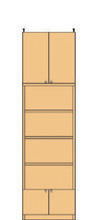 高さ250～259cm 幅45～59cm 選抜