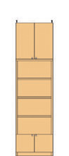 大容量本棚 250～259cm