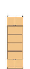 高さ２１７～２２６ｃｍ幅４５～５９ｃｍ奥行４０ｃｍ