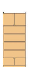 大型底扉付書庫 232～241cm