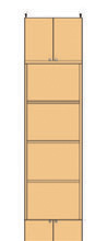 高さ２６５．１～２７４．１ｃｍ幅４５～５９ｃｍ奥行４０ｃｍ