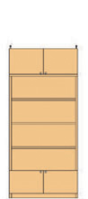 大型書庫 217～226cm