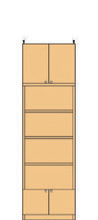 高さ２３２～２４１ｃｍ幅４５～５９ｃｍ奥行４６ｃｍ