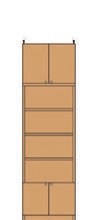 高さ232～241cm 幅45～59cm 格好