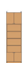 高さ232～241cm 幅45～59cm 抜群