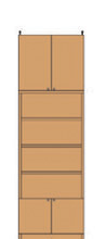 高さ２５０～２５９ｃｍ幅６０～７０ｃｍ奥行１９ｃｍ