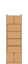 高さ２１７～２２６ｃｍ幅４５～５９ｃｍ奥行３１ｃｍ