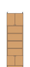 高さ232～241cm 幅45～59cm 多彩