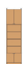 高さ250～259cm 幅45～59cm 格安