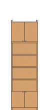 高さ232～241cm 幅45～59cm 対応