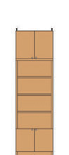 高さ232～241cm 幅45～59cm 決定