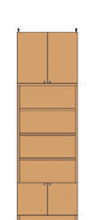 大型全面リビング収納 250～259cm