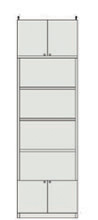 高さ２５９．１～２６８．１ｃｍ幅６０～７０ｃｍ奥行４６ｃｍ