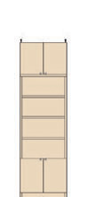 薄型壁面CD棚 226～235cm