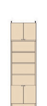 高さ226～235cm 幅45～59cm 多彩