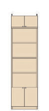 高さ２４１．１～２５０．１ｃｍ幅４５～５９ｃｍ奥行３１ｃｍ