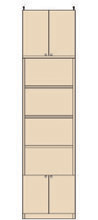 高さ２７４．１～２８３．１ｃｍ幅４５～５９ｃｍ奥行３１ｃｍ