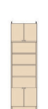 深型扉付リビング壁収納 226～235cm
