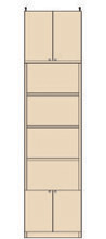 高さ２７４．１～２８３．１ｃｍ幅４５～５９ｃｍ奥行４０ｃｍ