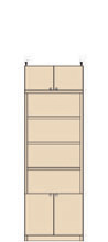 大型リビング壁収納 高208～217cm