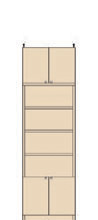 高さ226～235cm 幅45～59cm 最適