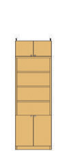 高さ２０８～２１７ｃｍ幅４５～５９ｃｍ奥行１９ｃｍ