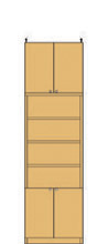 高さ241～250cm 幅45～59cm 立派