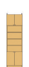 高さ226～235cm 幅45～59cm 高質