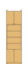 大型下扉付壁収納 241～250cm