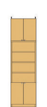 高さ241～250cm 幅45～59cm 最高