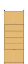 大型下扉付壁収納 241～250cm