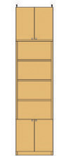 高さ２７４．１～２８３．１ｃｍ幅４５～５９ｃｍ奥行４６ｃｍ