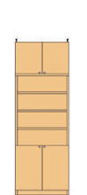 高さ226～235cm 幅60～70cm 最高