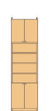 高さ241～250cm 幅45～59cm 十分