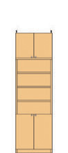 高さ226～235cm 幅45～59cm 実物