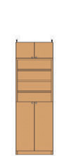 高さ２０８～２１７ｃｍ幅４５～５９ｃｍ奥行１９ｃｍ