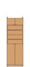 高さ208～217cm 幅45～59cm 抜群