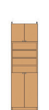 高さ226～235cm 幅45～59cm 耐久