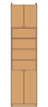 厚型高扉付き書庫 274～283cm