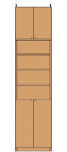 高さ２７４．１～２８３．１ｃｍ幅４５～５９ｃｍ奥行４０ｃｍ