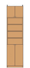 高さ259～268cm 幅45～59cm 実物