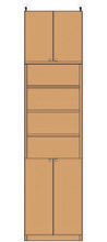 高さ２７４．１～２８３．１ｃｍ幅４５～５９ｃｍ奥行４６ｃｍ